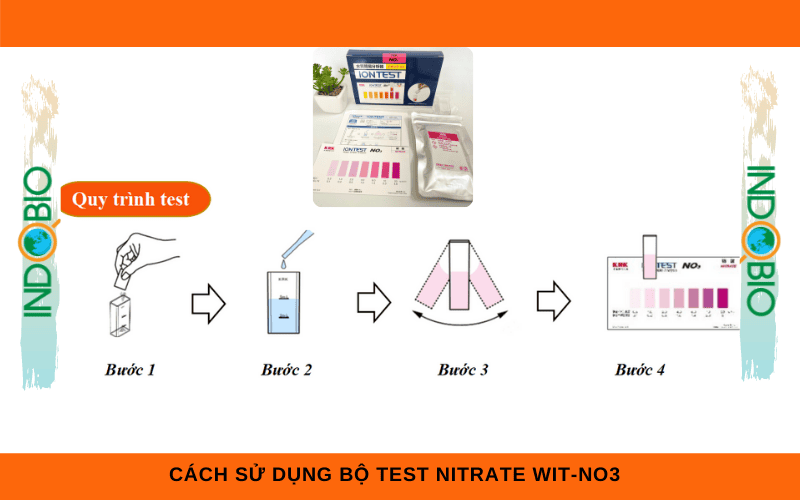 CÁCH SỬ DỤNG BỘ TEST KIT NHANH NITRAT WIT-NO3 CỦA KRK NHẬT BẢN